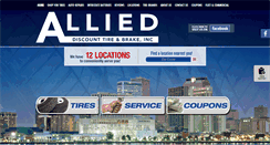 Desktop Screenshot of alliedtireandbrakes.com